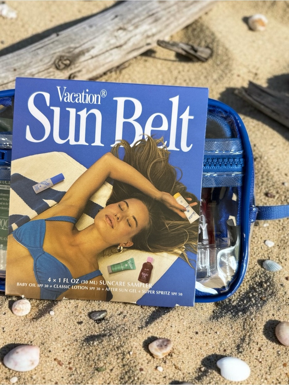 Vacation Sun Belt Blue Women’s Suncare Sampler